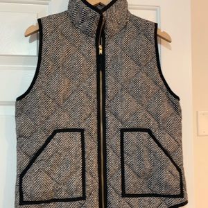 Women’s black and grey Jcrew vest